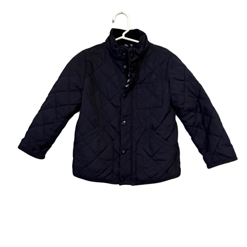 Crewcuts Navy Blue Quilted Puffer Jacket